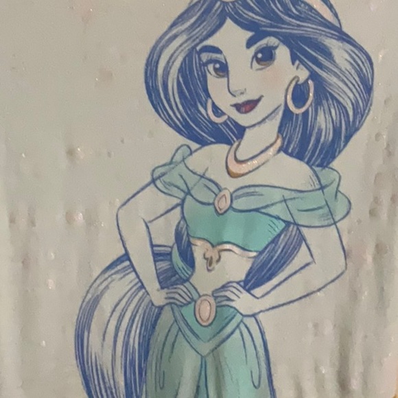 Disney Princess Light Blue and Gold Dress - Picture 3 of 4